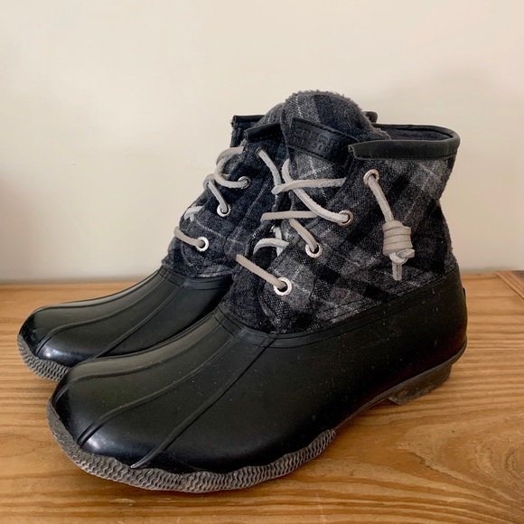Sperry Shoes - Sperry Plaid Duck Boots